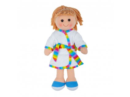 Bigjigs Toys Látková panenka Michelle 34 cm