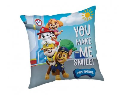 JERRY FABRICS Polštářek Paw Patrol PP325 Polyester, 40/40 cm