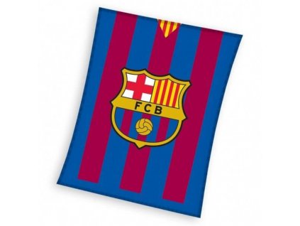 Carbotex FC Barcelona flísová deka - dárek pro fotbalové fanoušky