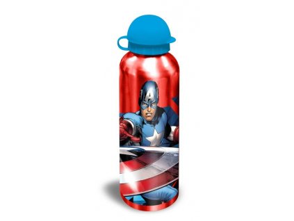 EUROSWAN ALU láhev Avengers Kapitán Amerika Hliník, Plast, 500 ml