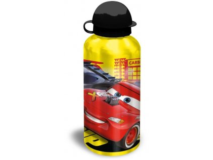 EUROSWAN ALU láhev Cars yellow Hliník, Plast, 500 ml