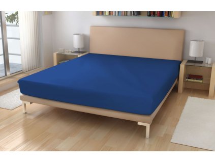 PP 03V23 prosteradlo jersey tmave modra