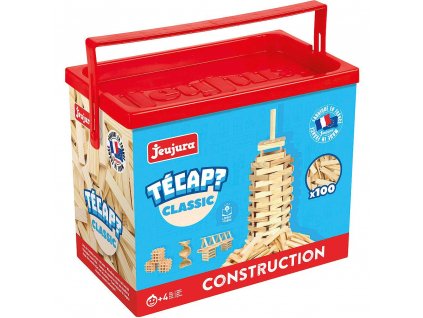 Jeujura Dřevěná stavebnice Técap Classic 100 dílů
