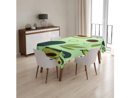Sablio Ubrus Kreslené avokádo - 130x130 cm (Varianta Sablio Ubrus Kreslené avokádo - 130x130 cm)