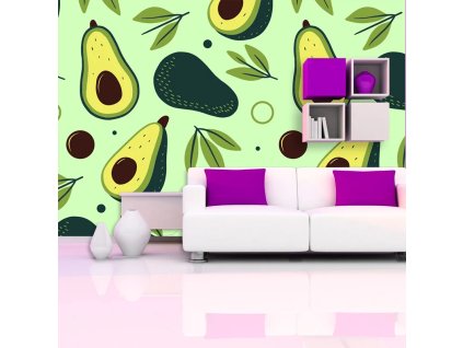 Sablio Tapeta Kreslené avokádo - 125x75 cm (Varianta Sablio Tapeta Kreslené avokádo - 125x75 cm)