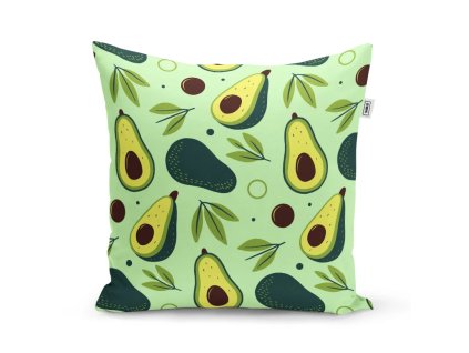 Sablio Polštář Kreslené avokádo - 40x40 cm (Varianta Sablio Polštář Kreslené avokádo - 40x40 cm)