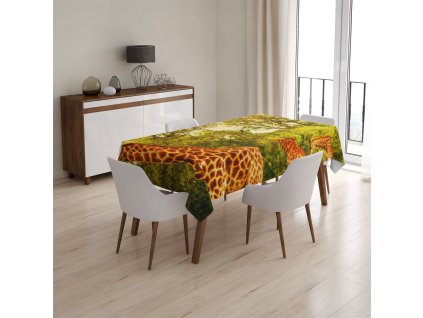 Sablio Ubrus Žirafy - 130x130 cm (Varianta Sablio Ubrus Žirafy - 130x130 cm)