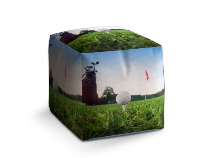 Sablio Taburet Cube Golf: 40x40x40 cm