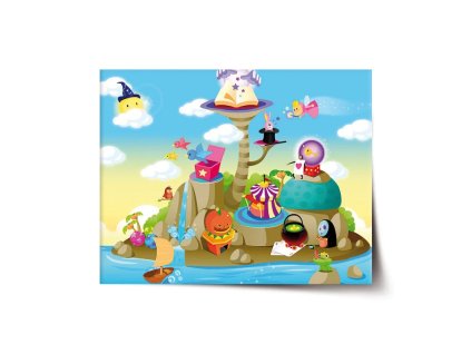 Sablio Plakát Pohádkový svět - 120x80 cm (Varianta Sablio Plakát Pohádkový svět - 120x80 cm)