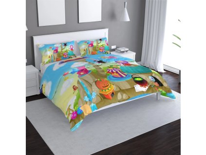 Sablio Povlečení Pohádkový svět - 140x200 / 90x70 (Varianta Sablio Povlečení Pohádkový svět - 140x200 / 90x70)