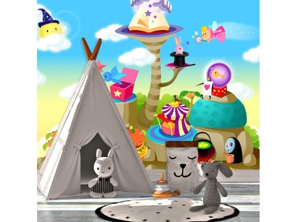 Sablio Tapeta Pohádkový svět - 125x75 cm (Varianta Sablio Tapeta Pohádkový svět - 125x75 cm)