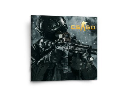 Sablio Obraz CS:GO Voják 1 - 110x110 cm (Varianta Sablio Obraz CS:GO Voják 1 - 110x110 cm)