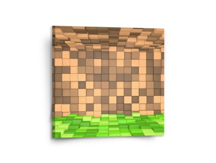 Sablio Obraz Blocks 3D - 110x110 cm (Varianta Sablio Obraz Blocks 3D - 110x110 cm)