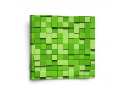 Sablio Obraz Green Blocks 3D