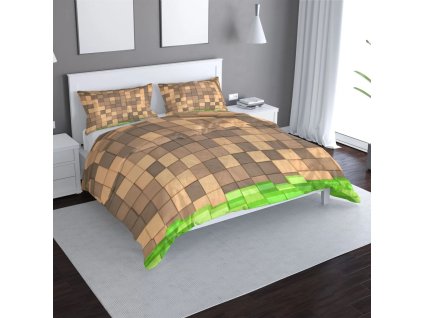 Sablio Povlečení Blocks 3D - 140x200 / 90x70 (Varianta Sablio Povlečení Blocks 3D - 140x200 / 90x70)