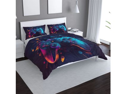 Sablio Povlečení Ovladač Abstract - 140x200 / 90x70 (Varianta Sablio Povlečení Ovladač Abstract - 140x200 / 90x70)