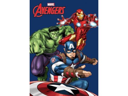 FARO Fleece deka Avengers team Polyester, 100/140 cm