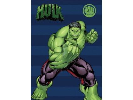 FARO Fleece deka Avengers Hulk Polyester, 100/140 cm