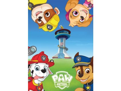 FARO Fleece deka Paw Patrol Polyester, 100/140 cm