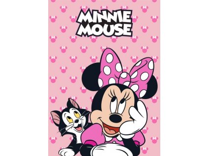 FARO Fleece deka Minnie, 100/140 cm