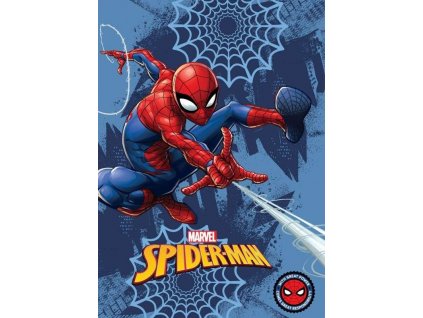 FARO Fleece deka Spiderman, 100/140 cm