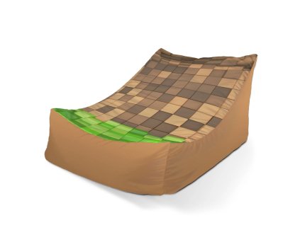 Sablio Sedací vak Lounge Blocks 3D - 120 x 100 x 80 cm (Varianta Sablio Sedací vak Lounge Blocks 3D - 80 x 95 x 50 cm)