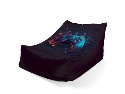 Sablio Sedací vak Lounge Ovladač Abstract - 120 x 100 x 80 cm (Varianta Sablio Sedací vak Lounge Ovladač Abstract - 80 x 95 x 50 cm)