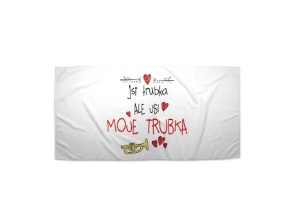 Sablio Ručník Jsi trubka, ale jsi moje trubka - 30x50 cm (Varianta Sablio Ručník Jsi trubka, ale jsi moje trubka - 30x50 cm)