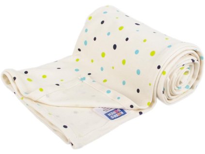 3636 7 3636 letni deka 70 x 100 cm z biobavlny puntiky