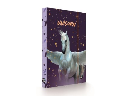 Box na sešity A4 Jumbo Unicorn-pegas