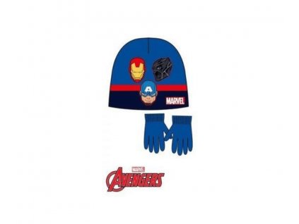 Sun City Marvel Avengers zimní čepice a rukavice modrá