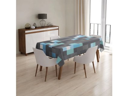 Sablio Ubrus Blocks 1 - 130x130 cm (Varianta Sablio Ubrus Blocks 1 - 130x130 cm)