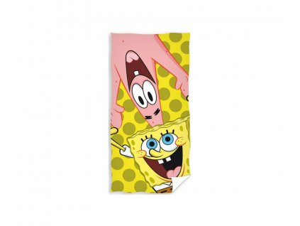 Carbotex bavlněná osuška Spongebob a Patrik