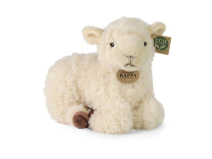 Rappa Plyšová ovečka ležící 25 cm ECO-FRIENDLY