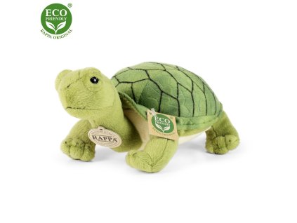 Rappa Plyšová želva Agáta zelená 25 cm ECO-FRIENDLY