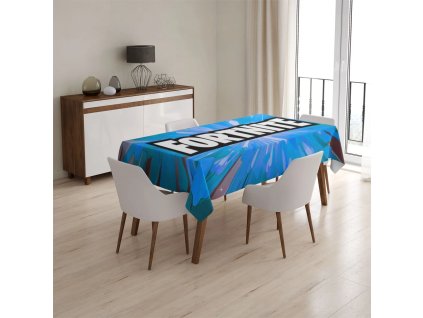 Sablio Ubrus FORTNITE modrá - 130x130 cm (Varianta Sablio Ubrus FORTNITE modrá - 130x130 cm)