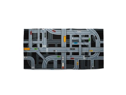 Sablio Ručník Dětská autodráha - 30x50 cm (Varianta Sablio Ručník Dětská autodráha - 30x50 cm)