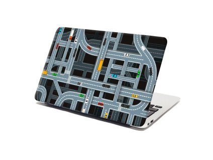 Sablio Samolepka na notebook Dětská autodráha - 29x20 cm (Varianta Sablio Samolepka na notebook Dětská autodráha - 29x20 cm)