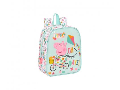 Safta dětský batoh pro předškoláky Peppa Pig Oh Happy Days