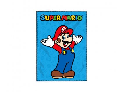 Dětská flísová deka Super Mario Bros 100x140cm