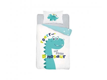 Detexpol povlečení do postýlky Little Dino blue