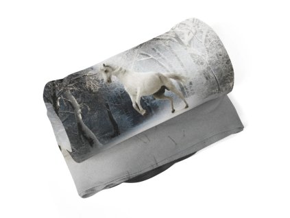 Sablio Deka Bílý kůň - 150x120 cm (Varianta Sablio Deka Bílý kůň - 150x120 cm)