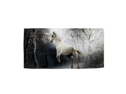 Sablio Ručník Bílý kůň - 30x50 cm (Varianta Sablio Ručník Bílý kůň - 30x50 cm)