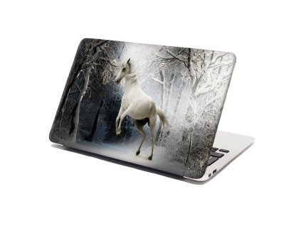 Sablio Samolepka na notebook Bílý kůň - 29x20 cm (Varianta Sablio Samolepka na notebook Bílý kůň - 29x20 cm)