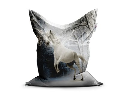 Sablio Sedací vak Classic Bílý kůň - 150x100 cm (Varianta Sablio Sedací vak Classic Bílý kůň - 150x100 cm)