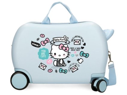 JB 2151021 detsky kufrik kolecka hello kitty you are cute