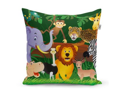 Sablio Polštář Zvířátka - 40x40 cm (Varianta Sablio Polštář Zvířátka - 40x40 cm)