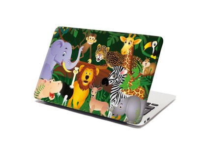 Sablio Samolepka na notebook Zvířátka - 29x20 cm (Varianta Sablio Samolepka na notebook Zvířátka - 29x20 cm)