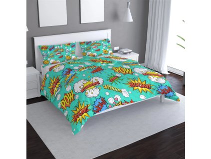 Sablio Povlečení Komiks - 140x200 / 90x70 (Varianta Sablio Povlečení Komiks - 140x200 / 90x70)