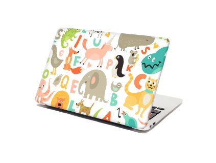 Sablio Samolepka na notebook Zoo abeceda - 29x20 cm (Varianta Sablio Samolepka na notebook Zoo abeceda - 29x20 cm)